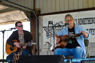 With Bill Lewis at the festival in Regency, April 2010