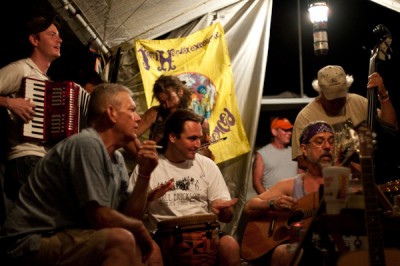 On the campgrounds at Woodyfest, July 2009