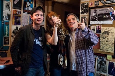 With Alicia Witt and Greg Johnson, Dec. 2012